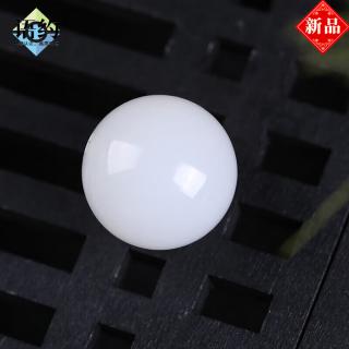 语约精品天然新疆和田玉籽料白玉单珠 羊脂白散珠 碧玉单珠 老料散珠